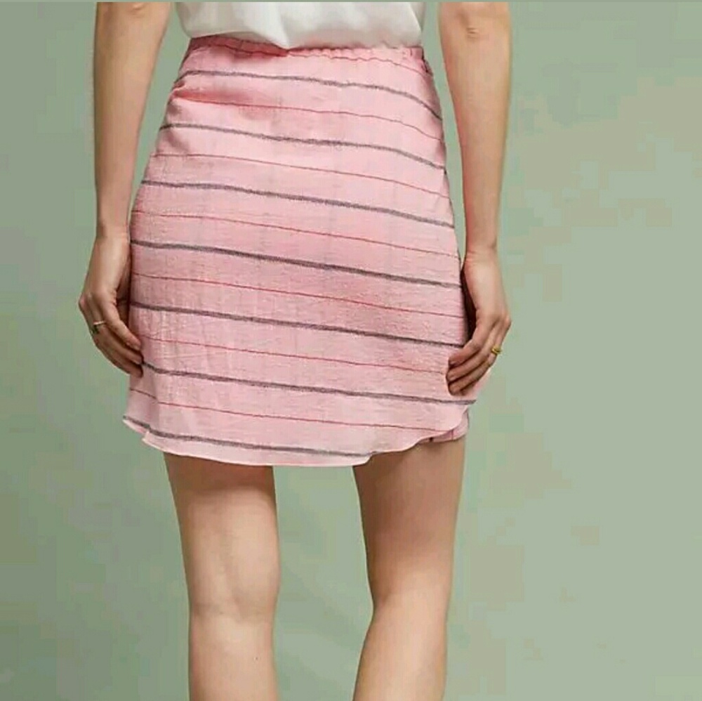NWT Anthropologie Holding Horses Tie Skirt - Picture 3 of 6